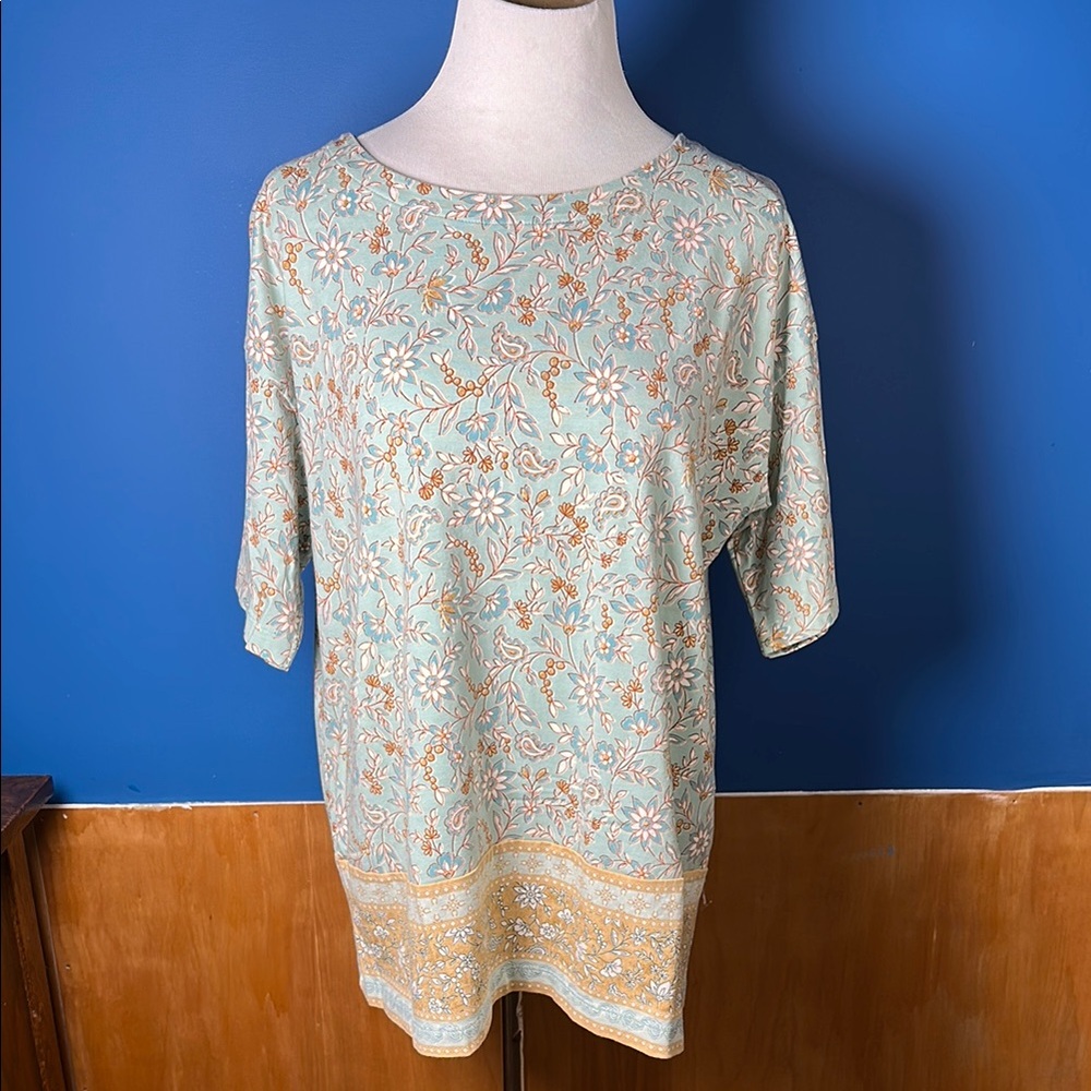 Floral Print J. Jill Women's Top